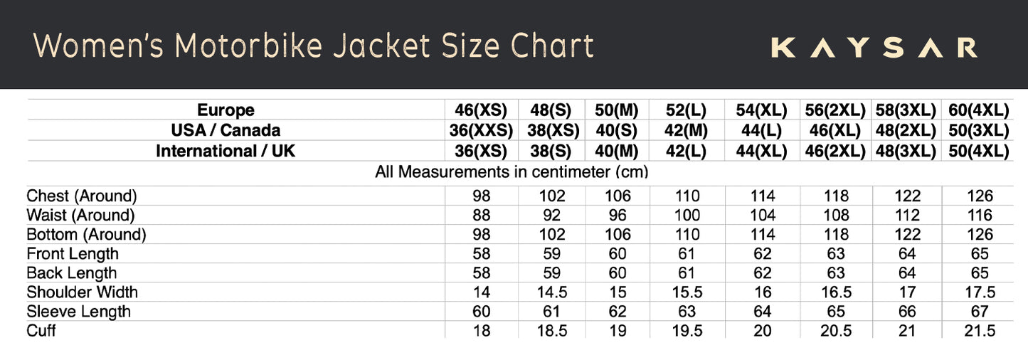Customisable Motorbike Leather Jacket for Men / Women