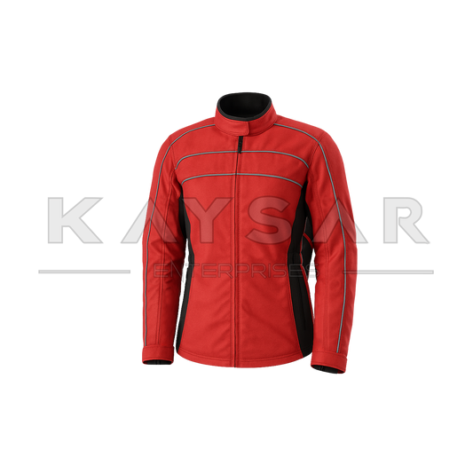 KE-WC-201 Classic Red Cordura Jacket for Women