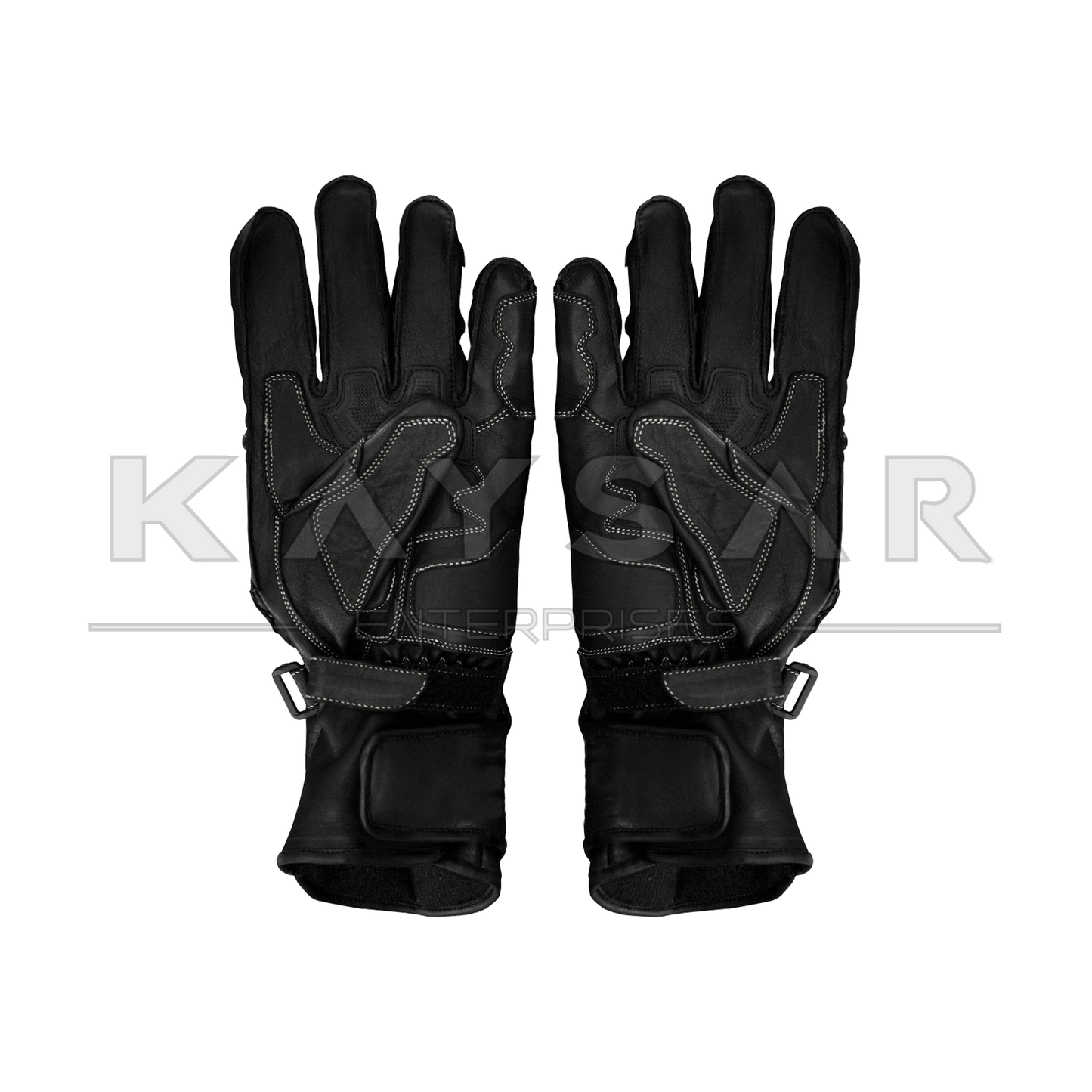 KE-24 Black Customisable Motorbike Glove for Men & Women