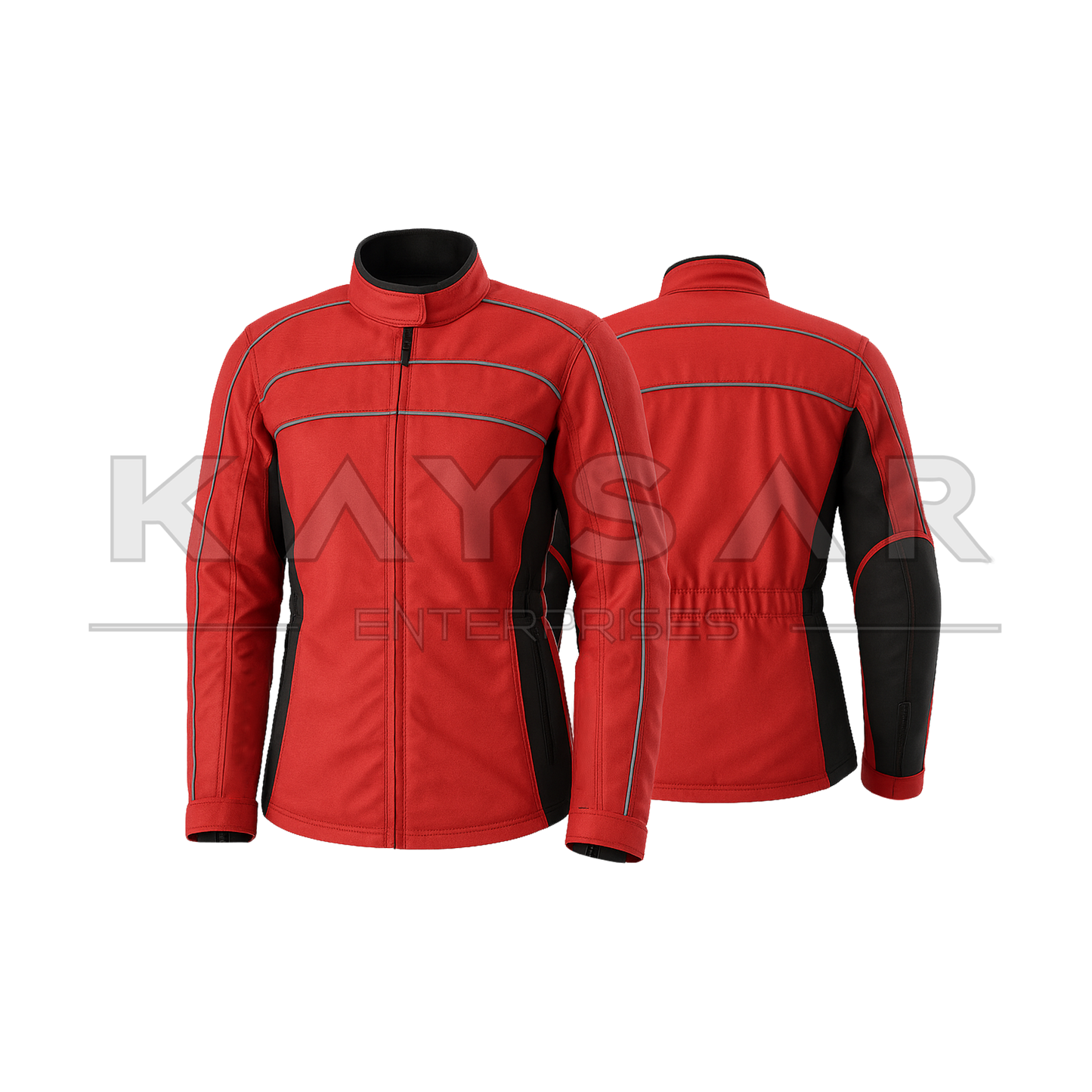 KE-WC-201 Classic Red Cordura Jacket for Women