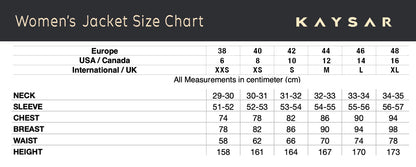 KE-WC-201 Classic Red Cordura Jacket for Women