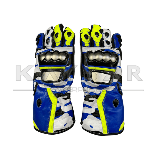 KE - 21 camouflage Motorbike Leather Glove for Men & Women - Kaysar Enterprises