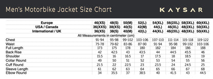 KE - 745 Red & White Motorbike Leather Jacket for Men - Kaysar Enterprises