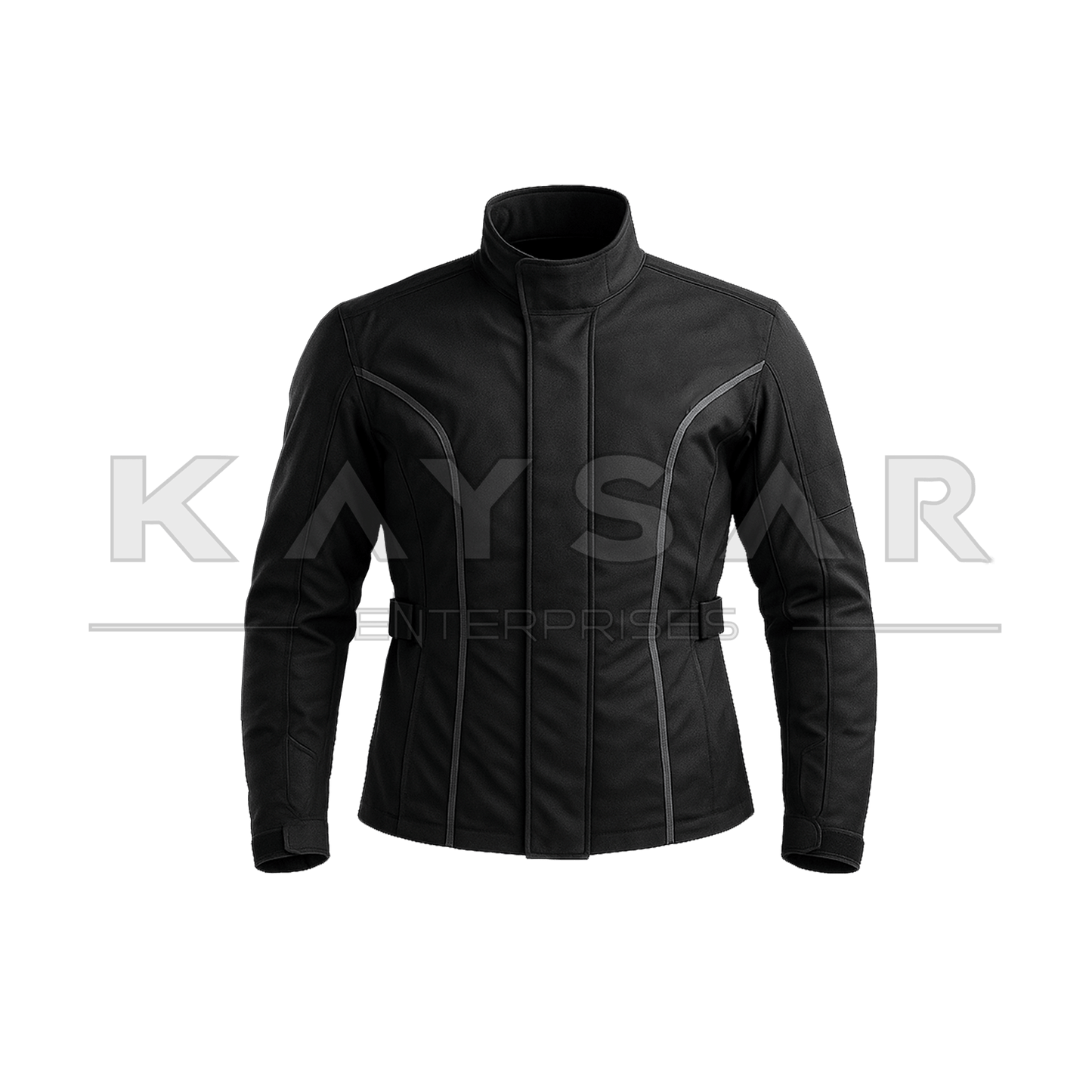 KE - MJ - 301 Classic Black Nylon Cordura Jacket for Men - Kaysar Enterprises