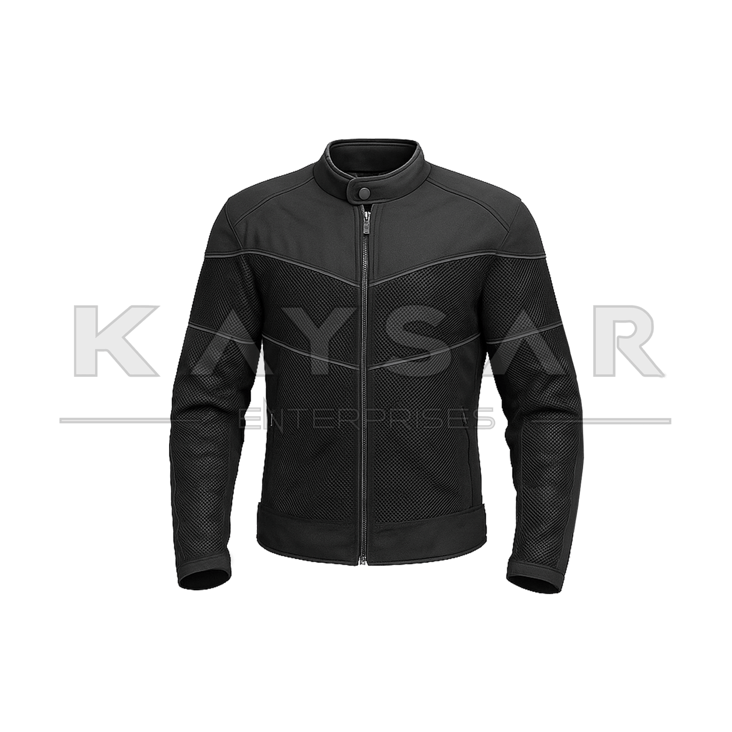 KE - MJ - 303 Black Cordura Jacket for Men - Kaysar Enterprises