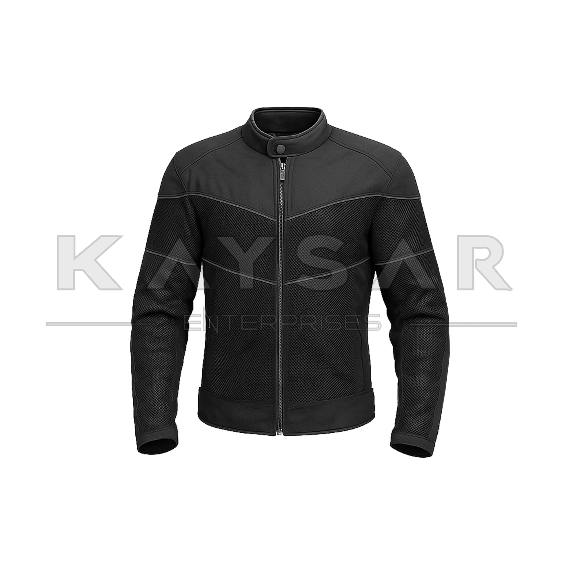 KE - MJ - 303 Black Cordura Jacket for Men - Kaysar Enterprises