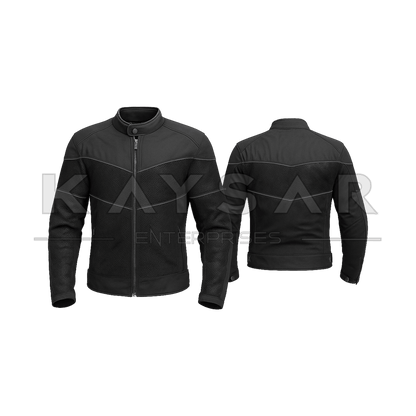 KE - MJ - 303 Black Cordura Jacket for Men - Kaysar Enterprises