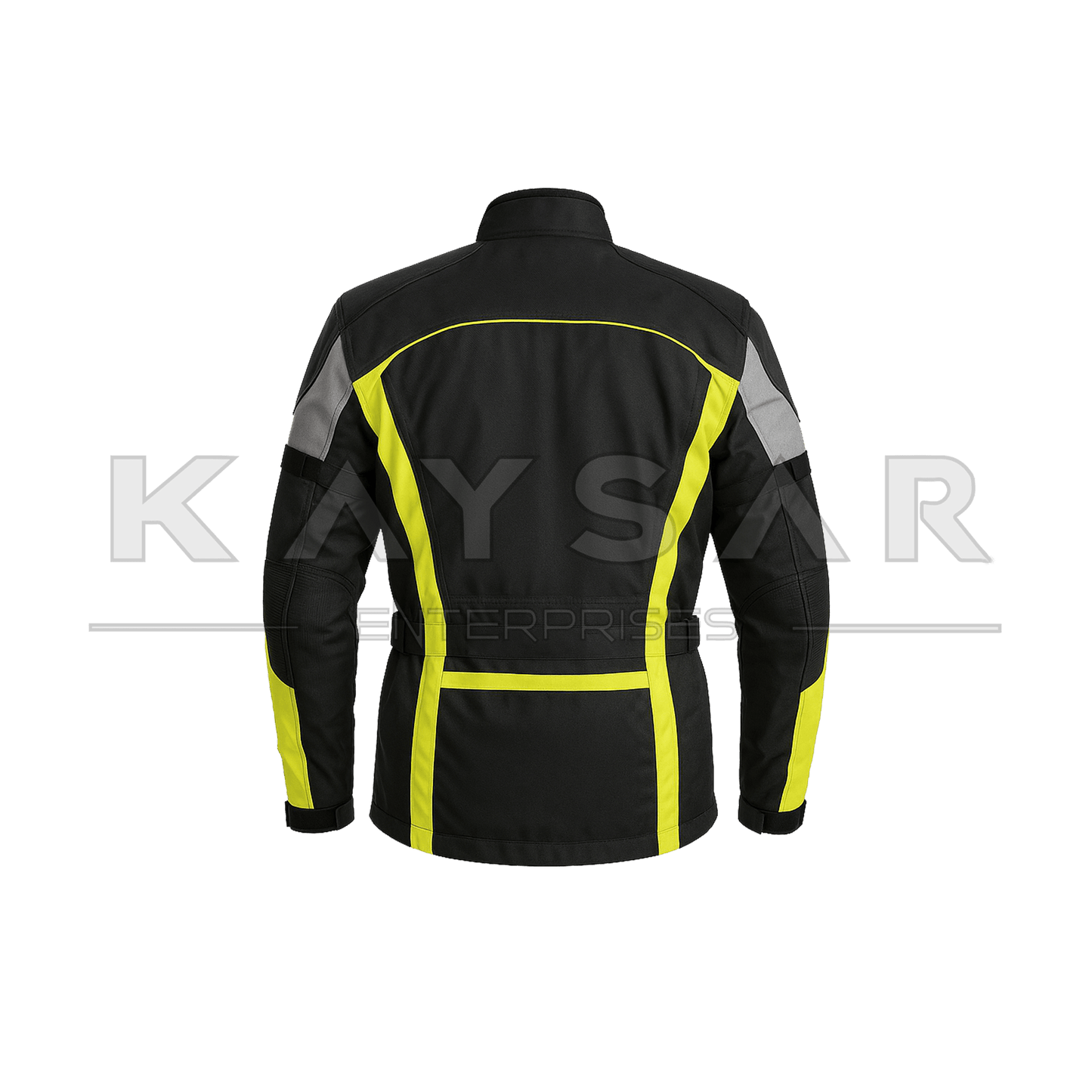KE - MJ - 305 Yellow and Black Cordura Jacket for Men - Kaysar Enterprises