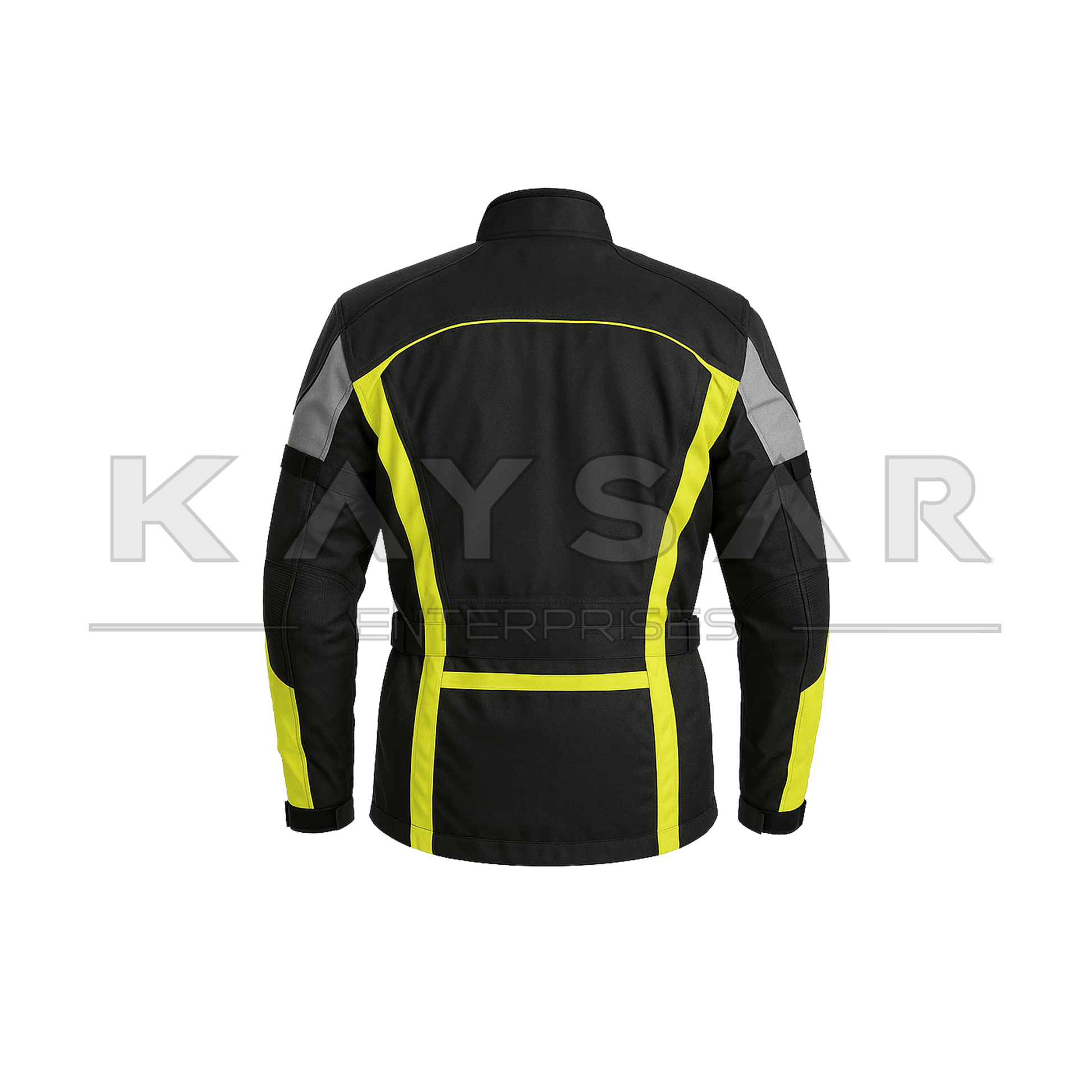 KE - MJ - 305 Yellow and Black Cordura Jacket for Men - Kaysar Enterprises
