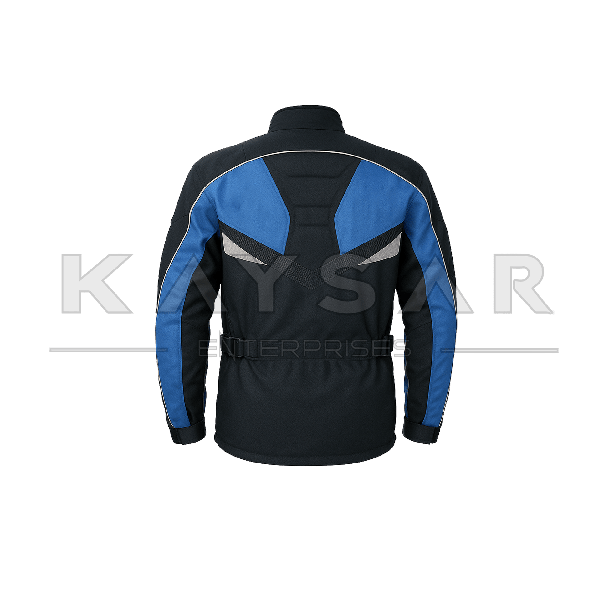 KE - MJ - 306 Blue and Black Cordura Jacket for Men - Kaysar Enterprises